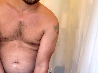 Peeing in the shower