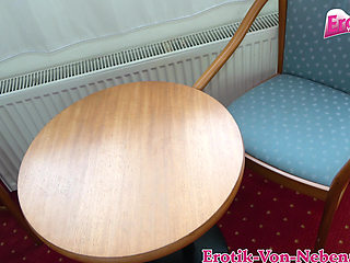 Chubby German Redhead Teen Fucks with the Handyman