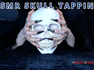 ASMR Skull Tapping With Long Nails I Don't Speak - Gentle Light Sounds for Studying Relax Relax