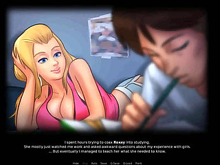 Summertime saga: stepsister shows her tits to her stepbrother ep 50, 51