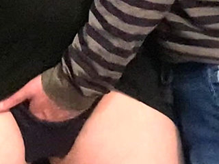 Horny Perv Fingering Girl Under Dress