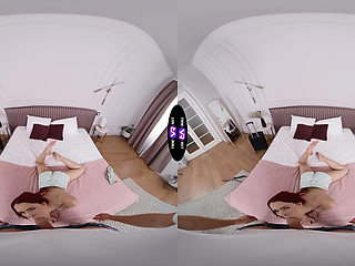 Horny Brunette Demands Fresh Cum From Shocked Dude - TmwVRnet