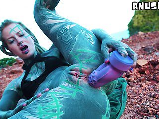 Dildo Play Outside My Asshole To The Point Of Pissing