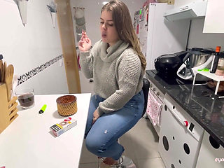 Smoking in kitchen