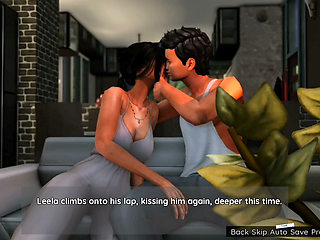 Leela and Ronnie foreplay before sex