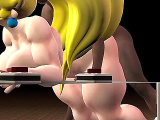 Bowsette Doggy Position in the Castle