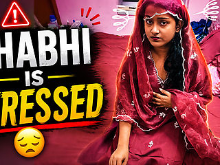 Bhabhi is very stressed and devar relaxed her