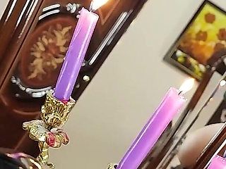 Satanic Witch Summons Satan Through a Mirror Portal