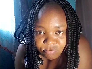 Playing with my fat ass and ebony pussy