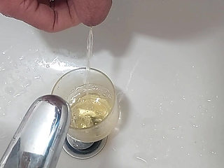 Penis washed with my urine