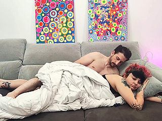 Horny Boy in Couple Routine Ignore Fetish Sleepy Girlfriend