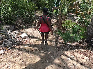 Out The Mud Bitch in REd Street Walk Further Down Went to Such Nice Scenery She Had Plans to Make It Even Better - Mastermeat1