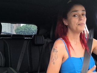 Passenger masturbates behind the app driver!