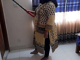 Indian Maid Fucked by Boss While Sweeping Office - Big Ass Creampie