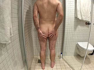 My wife's lover's cum on my Ass