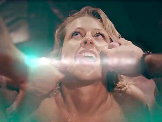 FOOTSIE BABES - Sexy Blonde Angelika Grays Uses Her Feet To Seduce A Foot Worshiper