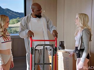 Blonde Morgan Gags on Jax Slayhers Massive BBC