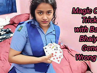 Step Sister Shraddha Pandey Magic Trick Blowjob in School Uniform - Desi Indian Sex