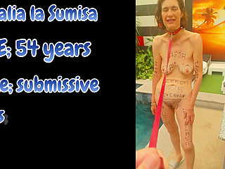 Natalia, the mature Spanish woman on a strap, fucked in the ass