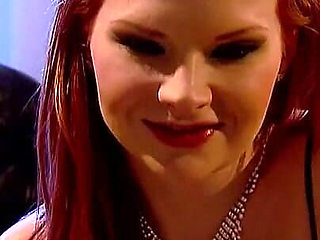 Redhead Tarra White Sucks and Rides Massive Cock Wildly