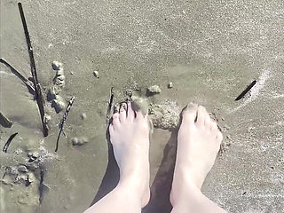 Beach Feet Teasing