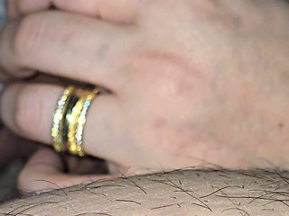 Step mom hand slip into step son big dick in erection for a handjob