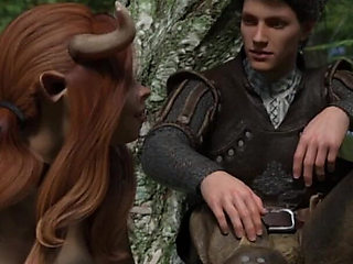 Sucking the Milky Tits of a Cow Girl