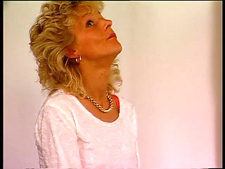 Vintage babes getting naked and touching each other at casting