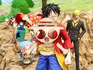 Naked mod gameplay of One Piece Odyssey featuring big ass Nami