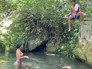 I Fuck Unknown Latina Girl While She Takes a Nice Dive in the Lake