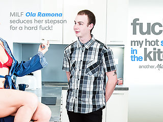 Seduced To Fuck My Hot Perfect Ass Stepmom Ola Ramona In The Kitchen While My Dad's At Work