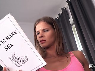 Alluring Czech blonde shares passionate interracial hostel sex lesson