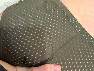 Female Fisting Through Guy's Torn Panties