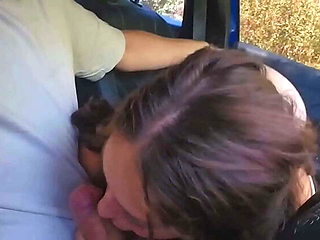 Big Booty Latina Girlfriend Hiding in Car for Passionate Blowjob & Creampie - Amateur Couple Sex