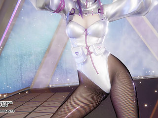 MMD Aespa - Supernova Akali Hot Kpop Dance League of Legends Uncensored Hentai