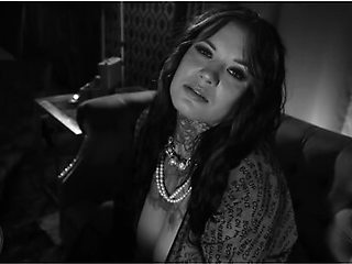 Teasing In Black And White - Sabien Demonia