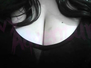 hotwife otaku nerdy Watching Hentai while playing with her Big Tits #4