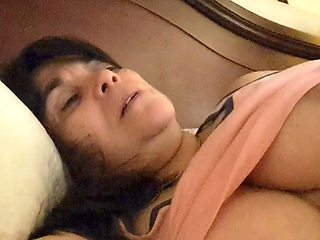 Stepson's sensual oral session while spouse showers - wild MILF Monse gets seduced