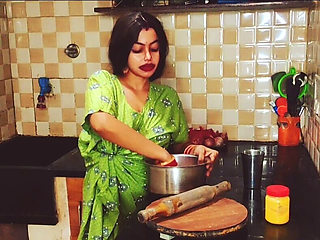 Hot Indian Bhabhi in Nighty Fucked by Devar in Kitchen