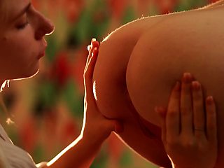 Sensual lesbian beauties discover awesome sensations in flawless duo