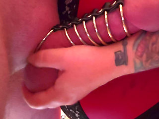 Mistress Izar & Latex Bubble in the dungeon Part 3