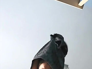 Big Blonde MILF Masturbates Above Your Face