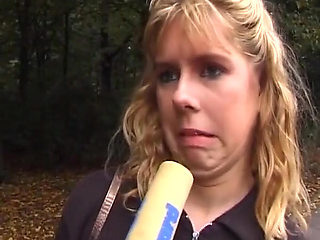 Cute Teen From Germany Masturbats on Outdoor Casting