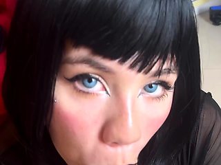 Huge Japan blowjob and handjob POV orgy with a cumshot