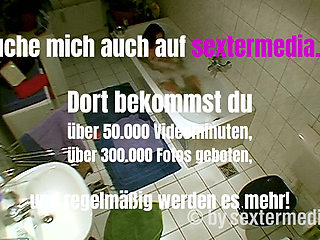 MILF Does Personal Hygiene in the Bathroom