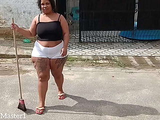 My Married Neighbor: A BBW Latina's Bareback Encounter & Cumshot