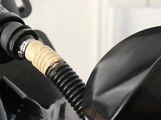 Solo Gasmask Games in the Rubber Clinic Part One