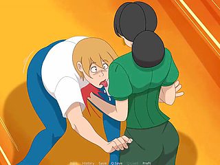 Faphouse, in public, cartoon fantasy