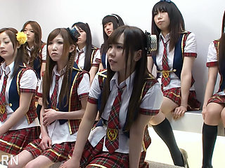 Mega Japanese Game Show with Hot Teens Fucked by Group Hard Cocks