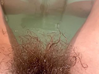 Playing with My Bush in the Bath